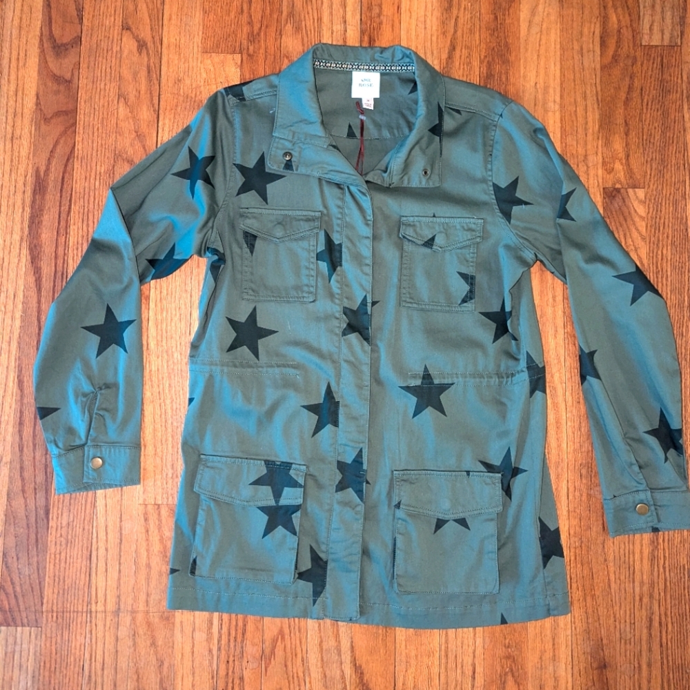 NWT Army Green Star Jacket